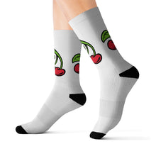 Load image into Gallery viewer, 12 Cherry Socks by Calico Jacks
