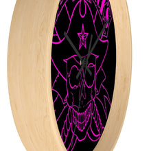 Load image into Gallery viewer, 5 Wall clock Skull Pink design by Calico Jacks
