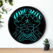 Load image into Gallery viewer, 12 Wall clock Skull Blue design by Calico Jacks
