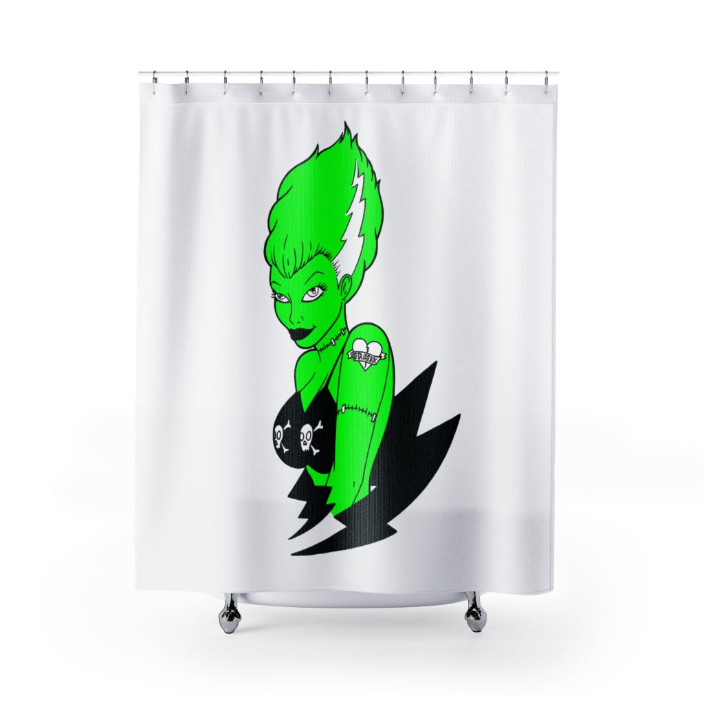 1 Shower Curtain Frankies Girl G design by Calico Jacks