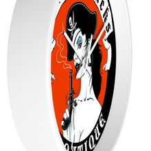 Charger l&#39;image dans la galerie, 11 Wall clock Pirate Red design by Calico Jacks
