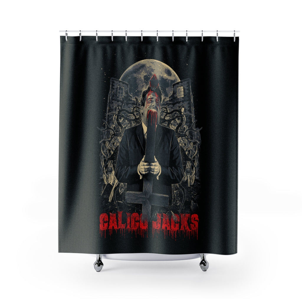 1 Shower Curtain Crucifice design by Calico Jacks