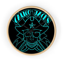 Load image into Gallery viewer, 5 Wall clock Skull Blue design by Calico Jacks
