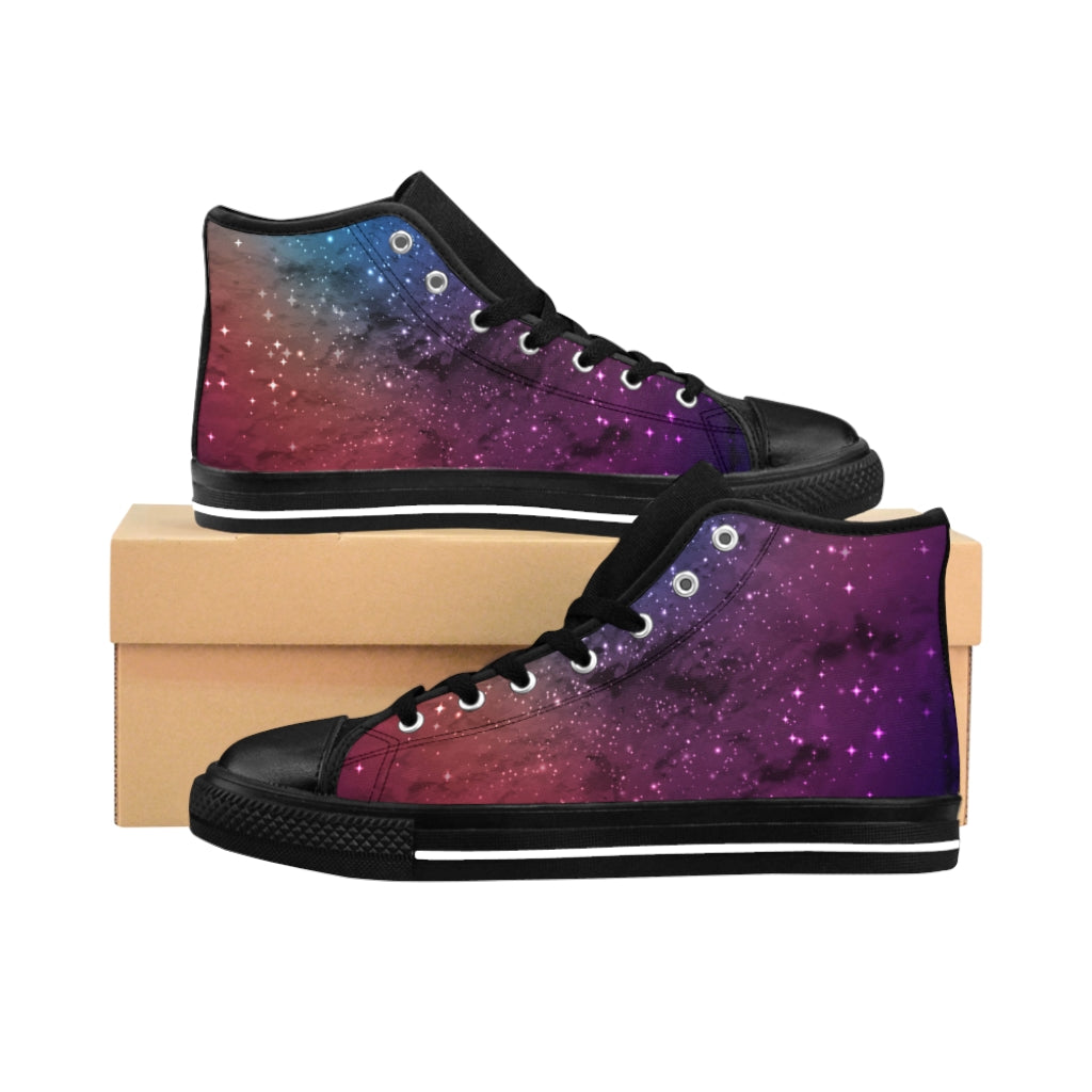 1 Men's High-top Sneakers Galaxy by Calico Jacks