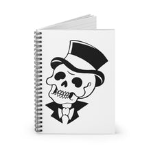 Load image into Gallery viewer, 2 Skull Man Note Book - Spiral Notebook - Ruled Line by Calico Jacks
