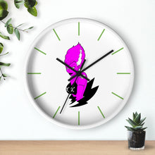 Lade das Bild in den Galerie-Viewer, 10 Wall clock Frankies Girl Purple design by Calico Jacks
