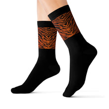 Load image into Gallery viewer, 4 Tiger Top Socks by Calico Jacks
