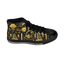 Load image into Gallery viewer, 6 Women&#39;s High-top Sneakers Golden Magic by Calico Jacks

