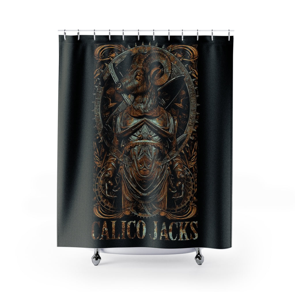 1 Shower Curtain Minotaur design by Calico Jacks