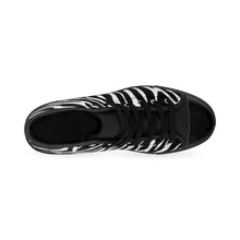 Cargar imagen en el visor de la galería, 2 Men&#39;s High-top Sneakers Zebra Print by Calico Jacks
