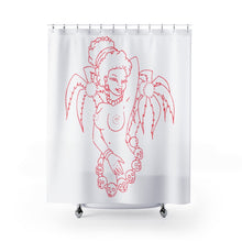 Load image into Gallery viewer, 1 Shower Curtain Hula Red design by Calico Jacks
