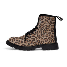 Load image into Gallery viewer, 2 Women&#39;s Canvas Boots Leopard Print by Calico Jacks
