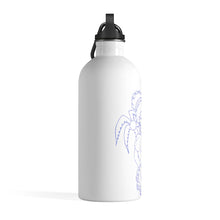 Load image into Gallery viewer, 4 Stainless Steel Water Bottle Hula Blue design by Calico Jacks
