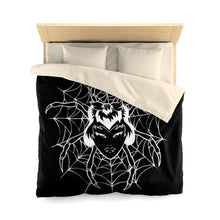 Load image into Gallery viewer, 1 Microfiber Duvet Cover Spider Black Design by Calico Jacks
