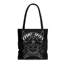 Load image into Gallery viewer, White Skull Tote Bag

