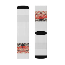 Load image into Gallery viewer, 10 Kamikaze White on Socks by Calico Jacks
