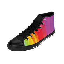 Load image into Gallery viewer, 5 Women&#39;s High-top Sneakers Rainbow Connection by Calico Jacks
