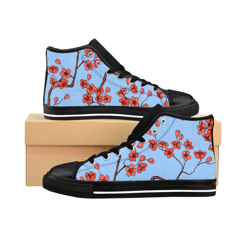 1 Women's High-top Sneakers Cherry Blossom by Calico Jacks