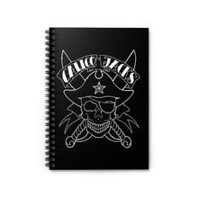 Load image into Gallery viewer, 1 White Skull Note Book - Spiral Notebook - Ruled Line by Calico Jacks
