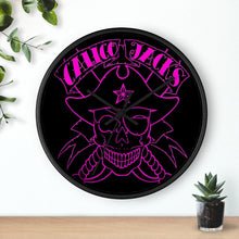 Load image into Gallery viewer, 13 Wall clock Skull Pink design by Calico Jacks
