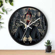 Load image into Gallery viewer, 18 Wall clock Cruciface design by Calico Jacks
