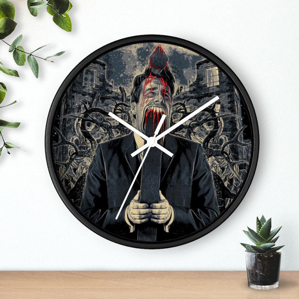 18 Wall clock Cruciface design by Calico Jacks