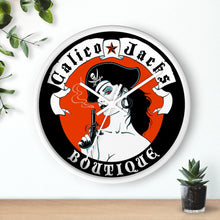Load image into Gallery viewer, 10 Wall clock Pirate Red design by Calico Jacks
