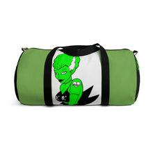 Load image into Gallery viewer, 4 Green Lady Frankenstein Duffel Bag design by Calico Jacks
