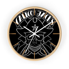 Load image into Gallery viewer, 2 Wall clock Skull White design by Calico Jacks
