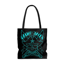 Load image into Gallery viewer, Blue Skull Tote Bag
