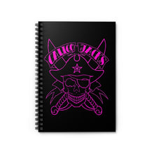 Load image into Gallery viewer, 1 Pink Skull Note Book - Spiral Notebook - Ruled Line by Calico Jacks

