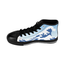 Load image into Gallery viewer, 7 Men&#39;s High-top Sneakers Japanese Blue Wave by Calico Jacks
