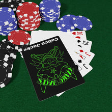 Load image into Gallery viewer, Calico Jacks Poker Cards Green Skull
