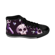 Load image into Gallery viewer, 6 Women&#39;s High-top Sneakers Skulls and Amethysts  by Calico Jacks
