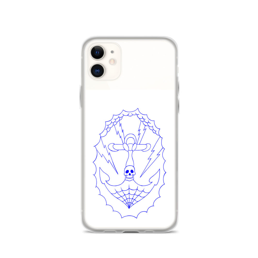 ee iPhone Case Anchor White design by Calico Jacks