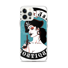Load image into Gallery viewer, ff iPhone Case Pirate Blue Stamp design by Calico Jacks
