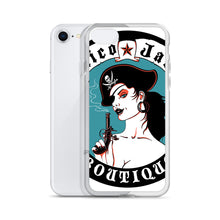 Load image into Gallery viewer, m iPhone Case Pirate Blue Stamp design by Calico Jacks
