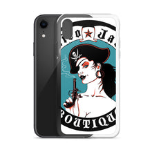 Load image into Gallery viewer, g iPhone Case Pirate Blue Stamp design by Calico Jacks
