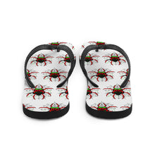 Load image into Gallery viewer, 3 Flip-Flops Spider design by Calico Jacks
