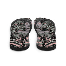 Load image into Gallery viewer, 3 Flip-Flops Cthulhu design by Calico Jacks
