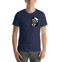 Cargar imagen en el visor de la galería, blue 100% Cotton T-Shirt Mini Mex Man Black design by Calico Jacks
