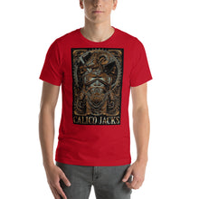 Cargar imagen en el visor de la galería, red 100% Cotton T-Shirt Minotaur design by Calico Jacks
