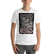 Cargar imagen en el visor de la galería, white 100% Cotton T-Shirt Cthulhu horror theme design by Calico Jacks
