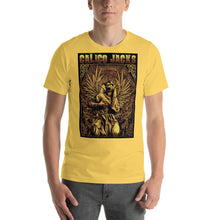 Cargar imagen en el visor de la galería, yellow 100% Cotton T-Shirt Suffer design by Calico Jacks
